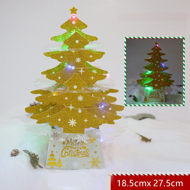 Décor de sapin de noël pratique à faire soi-même, bureau de noël, maison de Village de neige, décoration de noël pour la maison