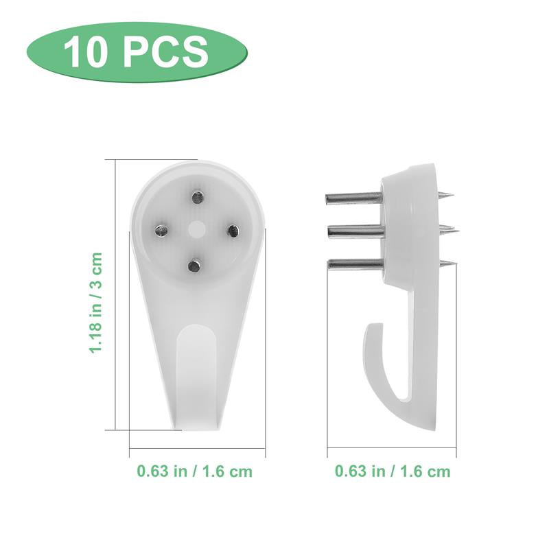 10 Stuks Fotolijst Opknoping Haak Canvas Ezel Stand Schilderij Geen Spoor Fotolijst Nagels Muur Beton Onzichtbare Foto Hangers