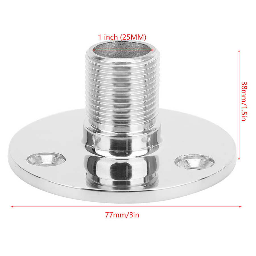screw thread repair threaded inserts Marine Antenna Base Mount 316 stainless steel Male Thread Antenna Base Boat