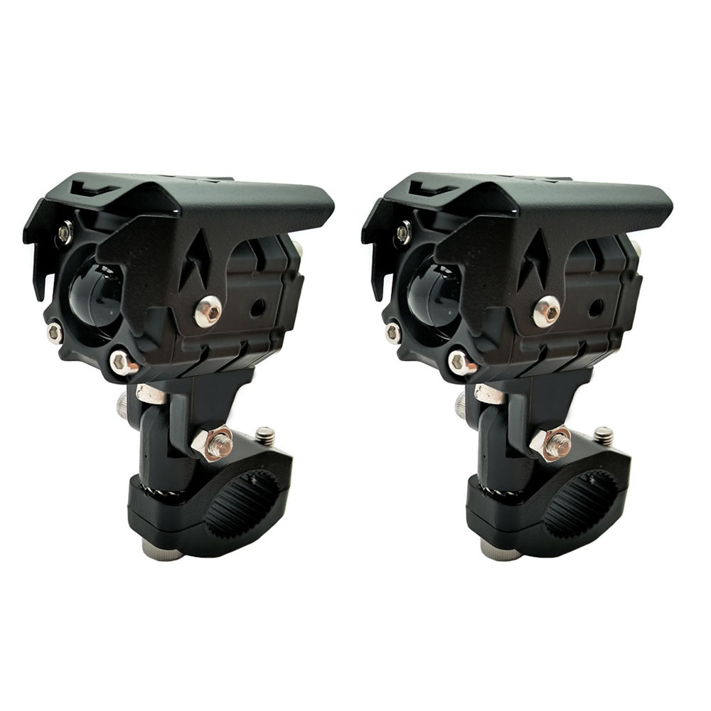 Motorrad Scheinwerfer 4 Zoll Chrome - Zusatzscheinwerfer Für Touring Bikes