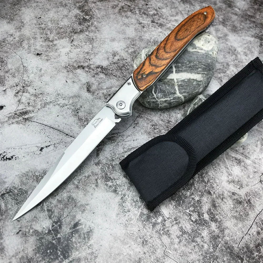 Küchentaschenmesser Russisches EDC-Klappmesser 420 Stahl Clip Point Blade Kochmesser Utility Schneidwerkzeuge Scharfe Früchte 3 Stile: Orange