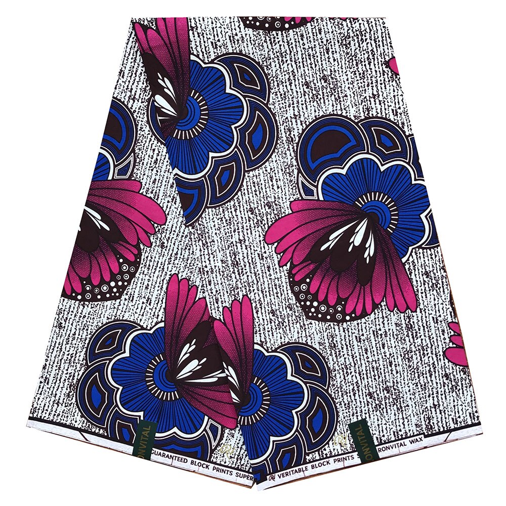 pure cotton wax african print fabric tissue african fabric wax print fabric: Purple 