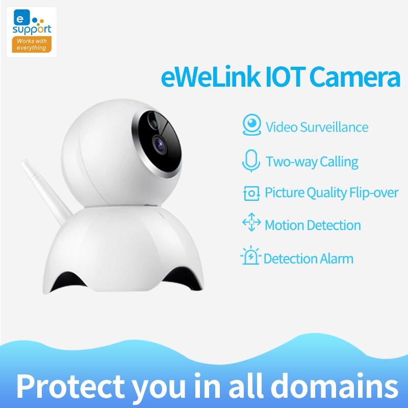 Ewelink App Camera Smart Iot Hd Camera Reomotely Bekijken 720P Een Miljoen Pixel Smart Camera Consument Camcorders