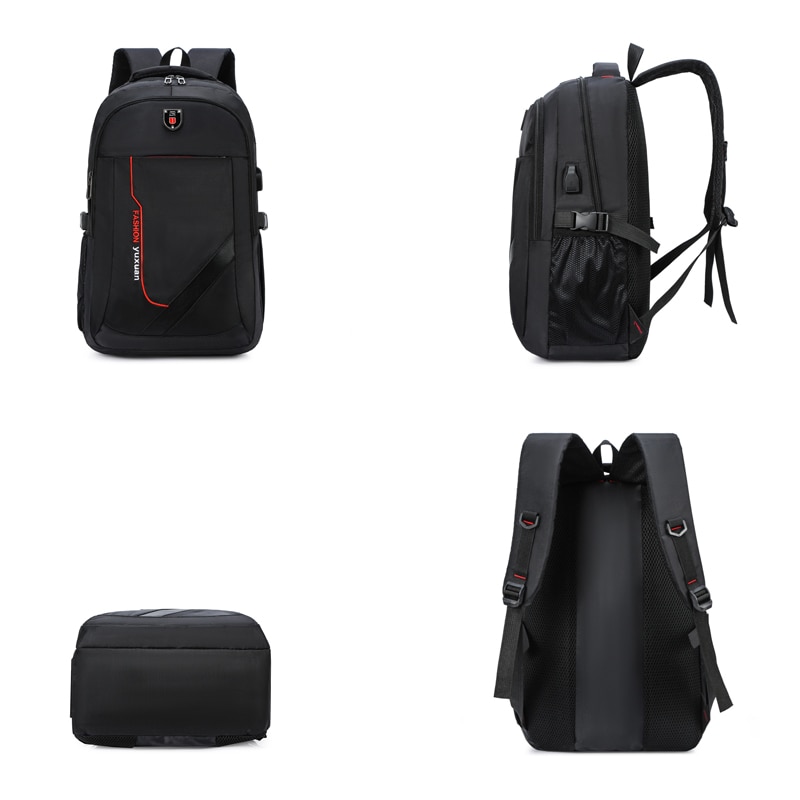 Travel Multifunction Bag Zipper Open Bag Men's Backpack Laptop Male Backpacks Bags