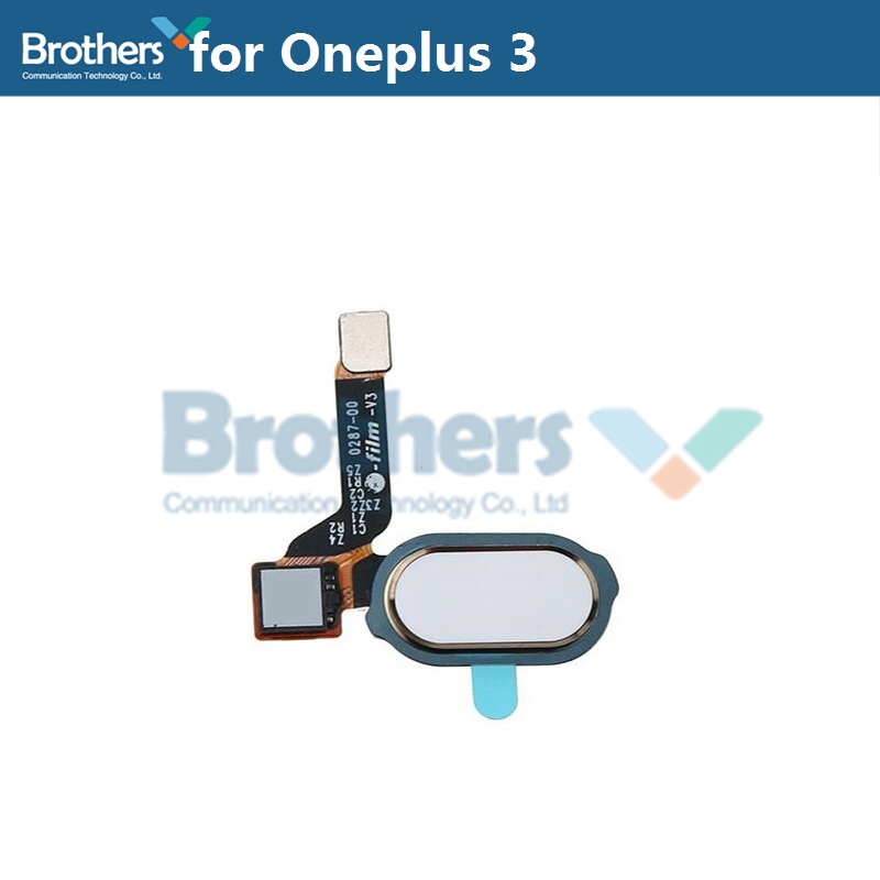 Voor Oneplus 2 3 3 5 5T Vingerafdruk Flex Kabel 1 + 3 3 3T voor Oneplus 5 5T Home Button Sensor Scanner Flex Kabel Telefoon Vervangende: White for Oneplus 3