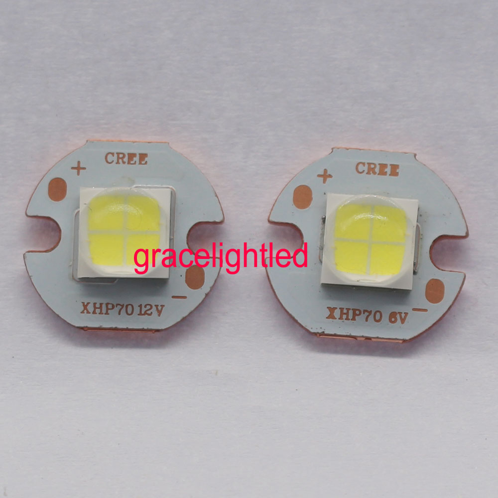 Cree xhp 70 xhp 70 kjølig hvit nøytral hvit varm hvit høy effekt led emitter 30w 6v 12v doide  on 16mm 20mm kobber pcb