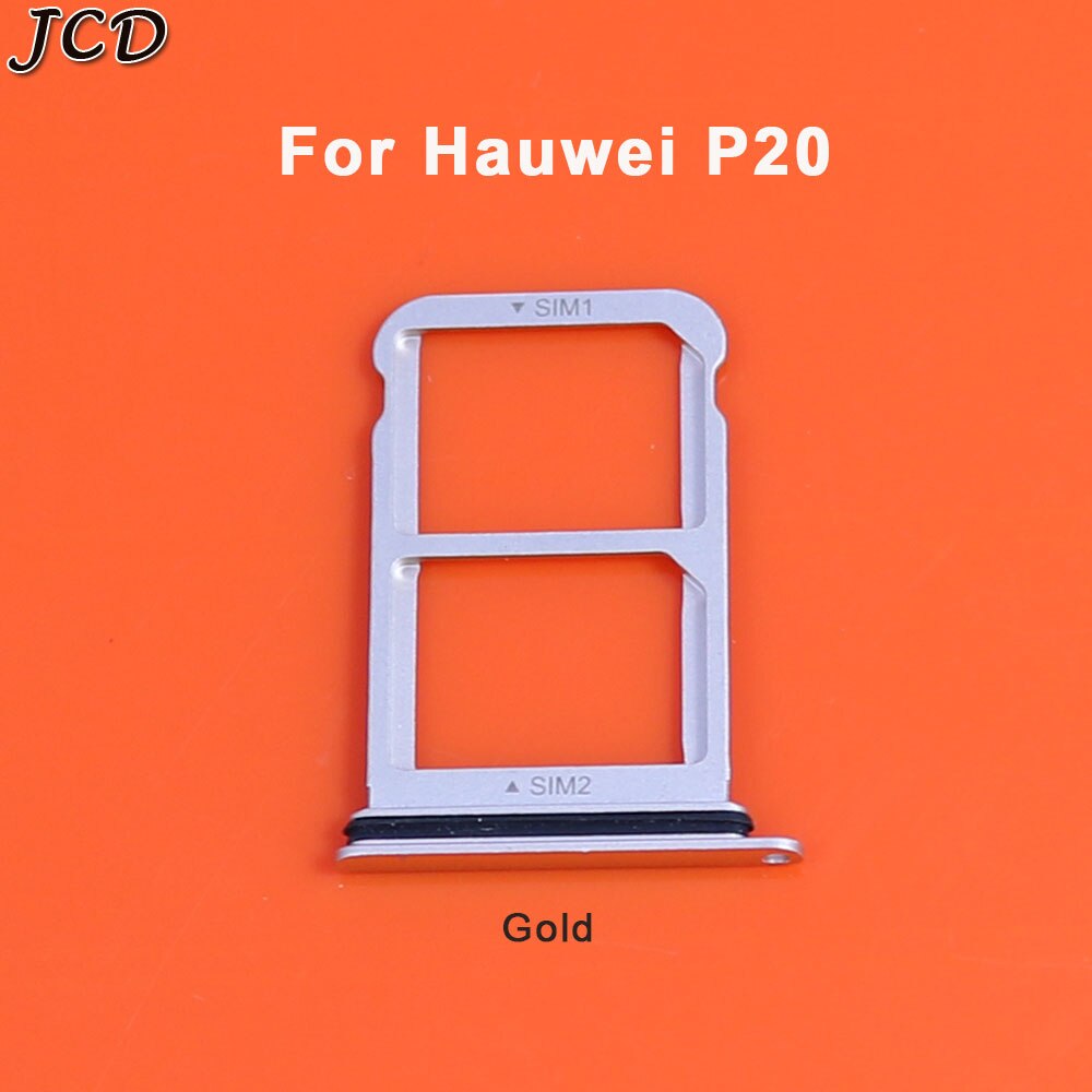 JCD Für Huawei P20 Profi/P20 SIM Karte Tablett Halfter Slot Adapter Sockel Dual SIM Ersatz Teile: P20 Gold