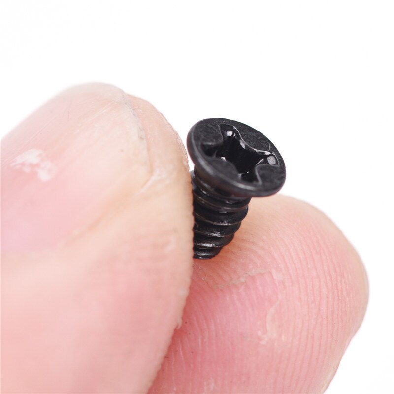 100PCS 3.5" Hard Drive Tray Computer Chassis Hard Disk Black Screw Computer Chassis Hard Disk Screw For PC