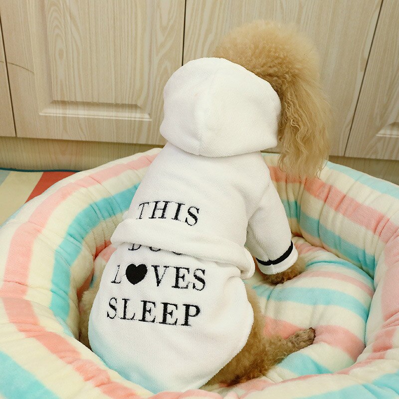 Pijama para perro cachorro, ropa para mascotas suaves, abrigo para perros pequeños y medianos, Chihuahua, Bulldog Francés, Pug