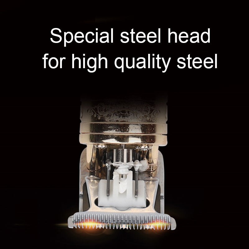 Electric Pro T-outliner Trimmer Men Hair Clipper Carving Carbon Fiber Metal Powerful BM88