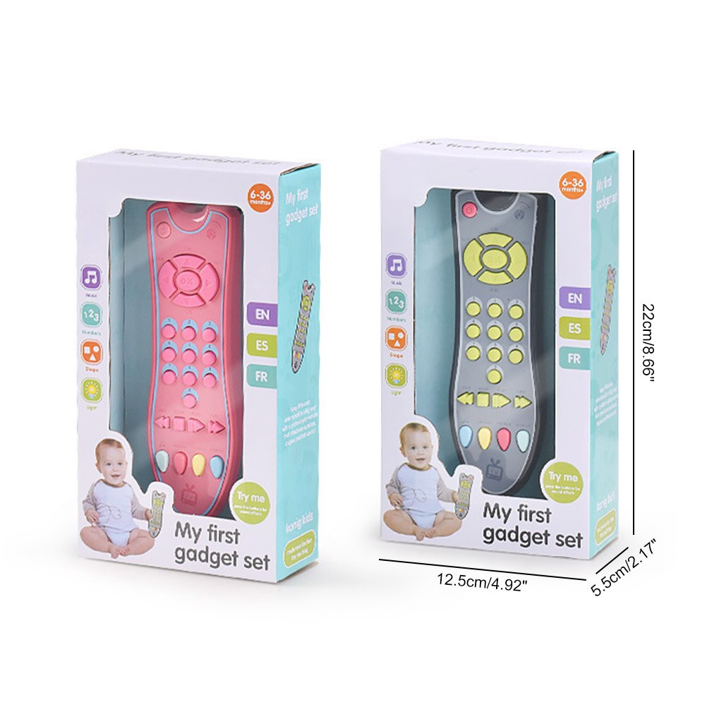 Baby Vroege Educatief Speelgoed Muziek Mobiele Telefoon Tv Afstandsbediening Vroege Elektrische Nummers Afstandsbediening Leren Machine Speelgoed Baby