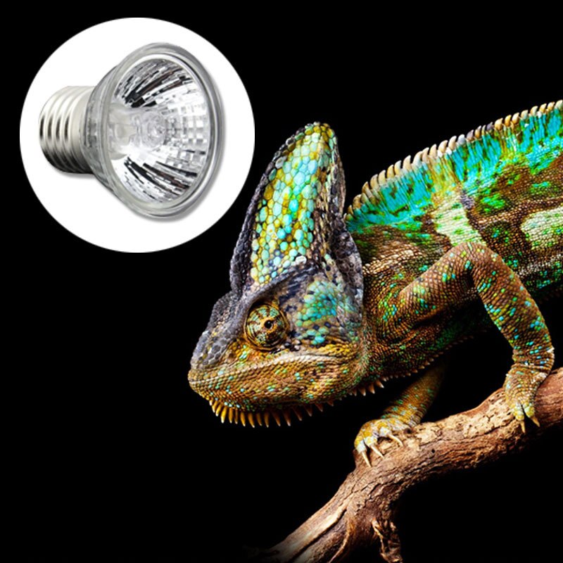 25/50/75w uva + uvb 3.0 reptil lampepære skilpadde soling uv lyspærer oppvarmingslampe amfibier øgler temperaturregulator
