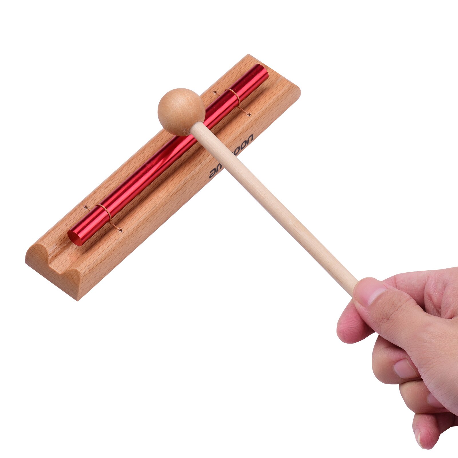 ammoon 7-Tone Tabletop Chimes Meditation Chime Colorful Wind Bell Children Educational Musical Percussion Instrument with Mallet