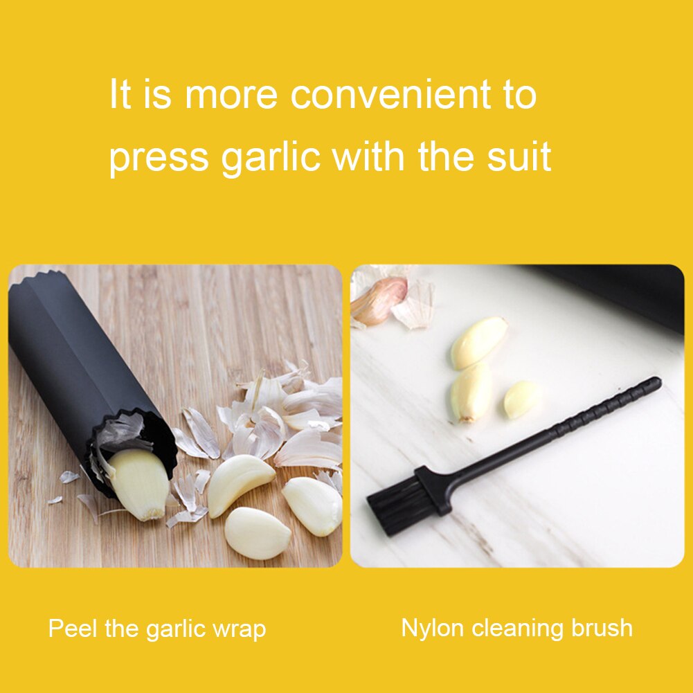 Stainless Steel Garlic Press Rocker Garlic Rocker Crusher Garlic Chopper Mincer Press Kitchen Garlic Masher