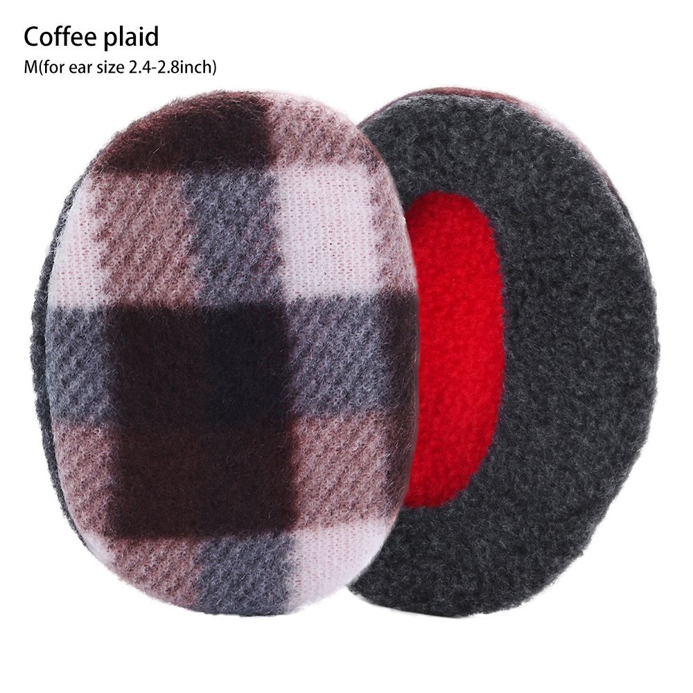 Bandless Ear Muffs Fleece Ear Muffs Thick Winter Warm Ear Covers Cold Weather Ear Warmer for Men Women: GRAY