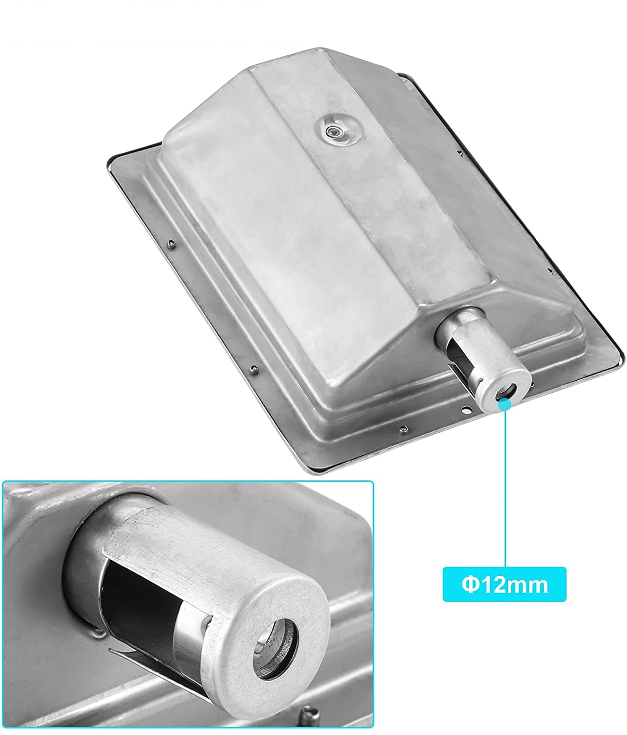 Vervangen Infrarood Verwarming Flame Keramische Brander Hoofd 8.66 "X 6.69" /220X170Mm 12000 Btu Cijfer fit Bbq Grill Kachel Kachel Brander