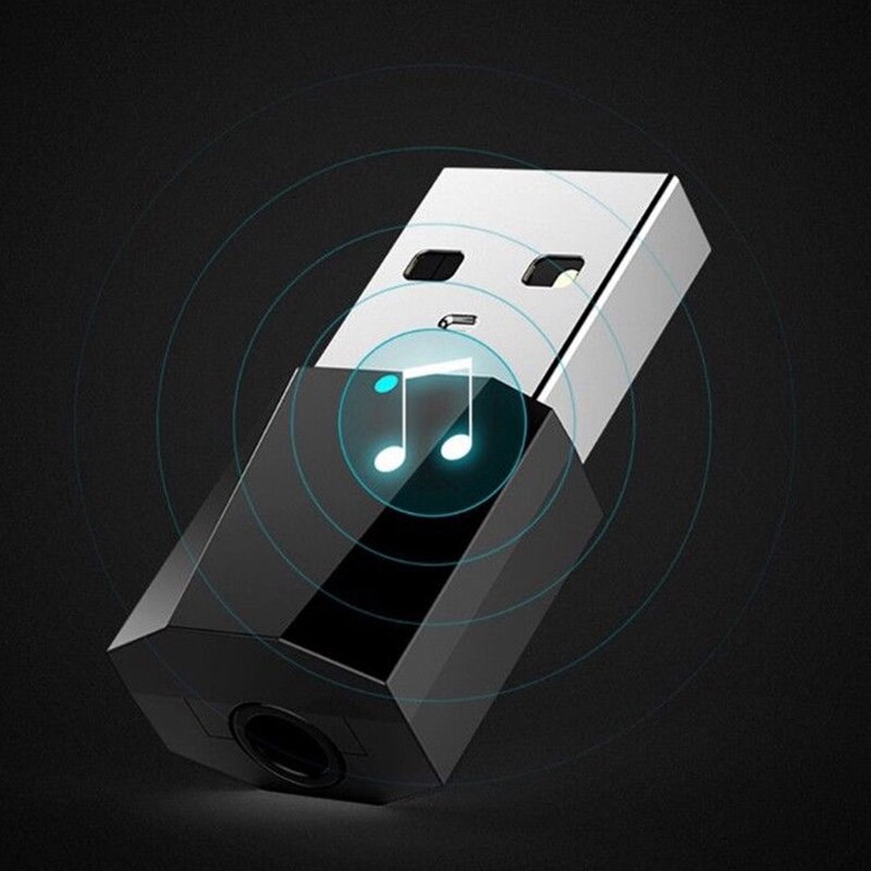 1 Pcs Usb Bluetooth O Zender & 1 Set Draadloze Microfoon Met Fm-zender