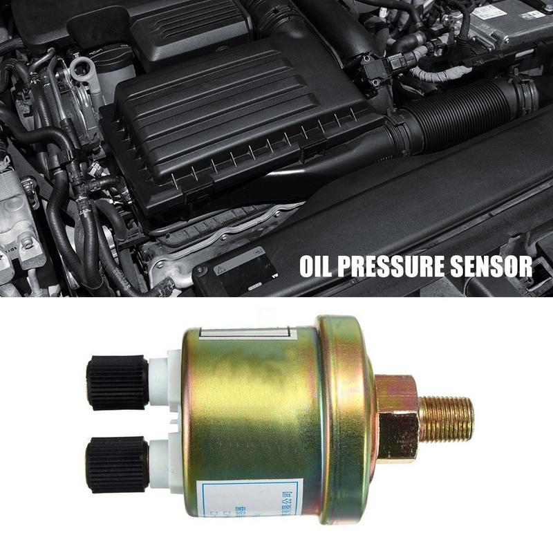 1/8NPT, sonda de presión de aceite de coche, sensor de presión de aceite de doble cabeza, sonda de presión de aceite, Conector de inducción, caja blanca