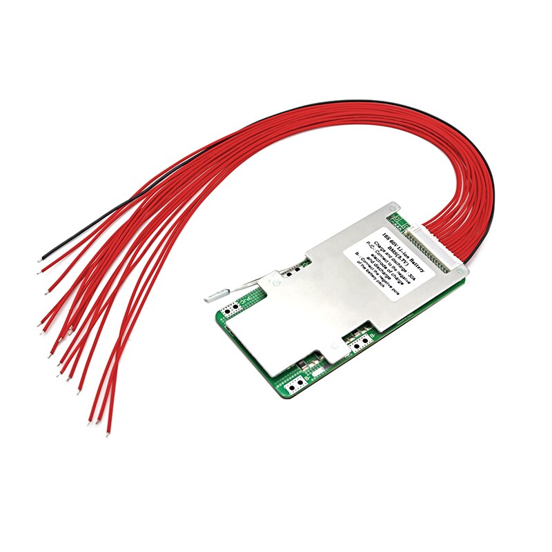 60V 40A 16S batería de polímero de litio BMS 3,7 V mismo puerto PCM 60V 20Ah 30Ah 40Ah 60Ah batería de iones de litio equilibrio BMS