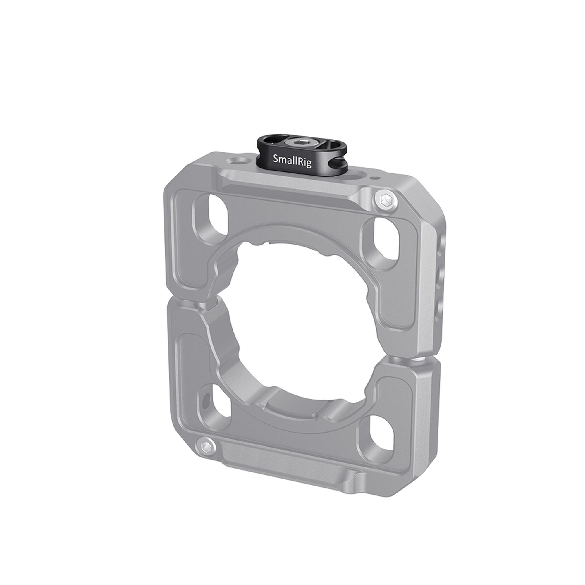 SmallRig DSLR Camera Plate Aluminum Mini Plate for Gimbal Shoulder Strap (2 PCS) Light Weight for Video Shooting 2366