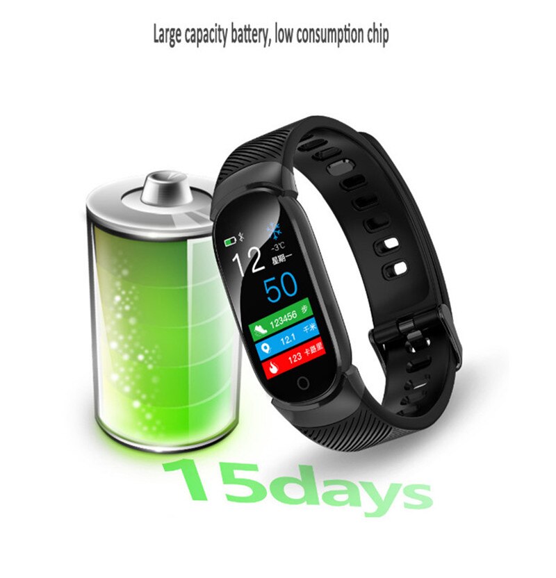 Smart Wristband Blood Pressure Heart Rate Multi-Sport Modes Sleep Monitor Smart Bracelet