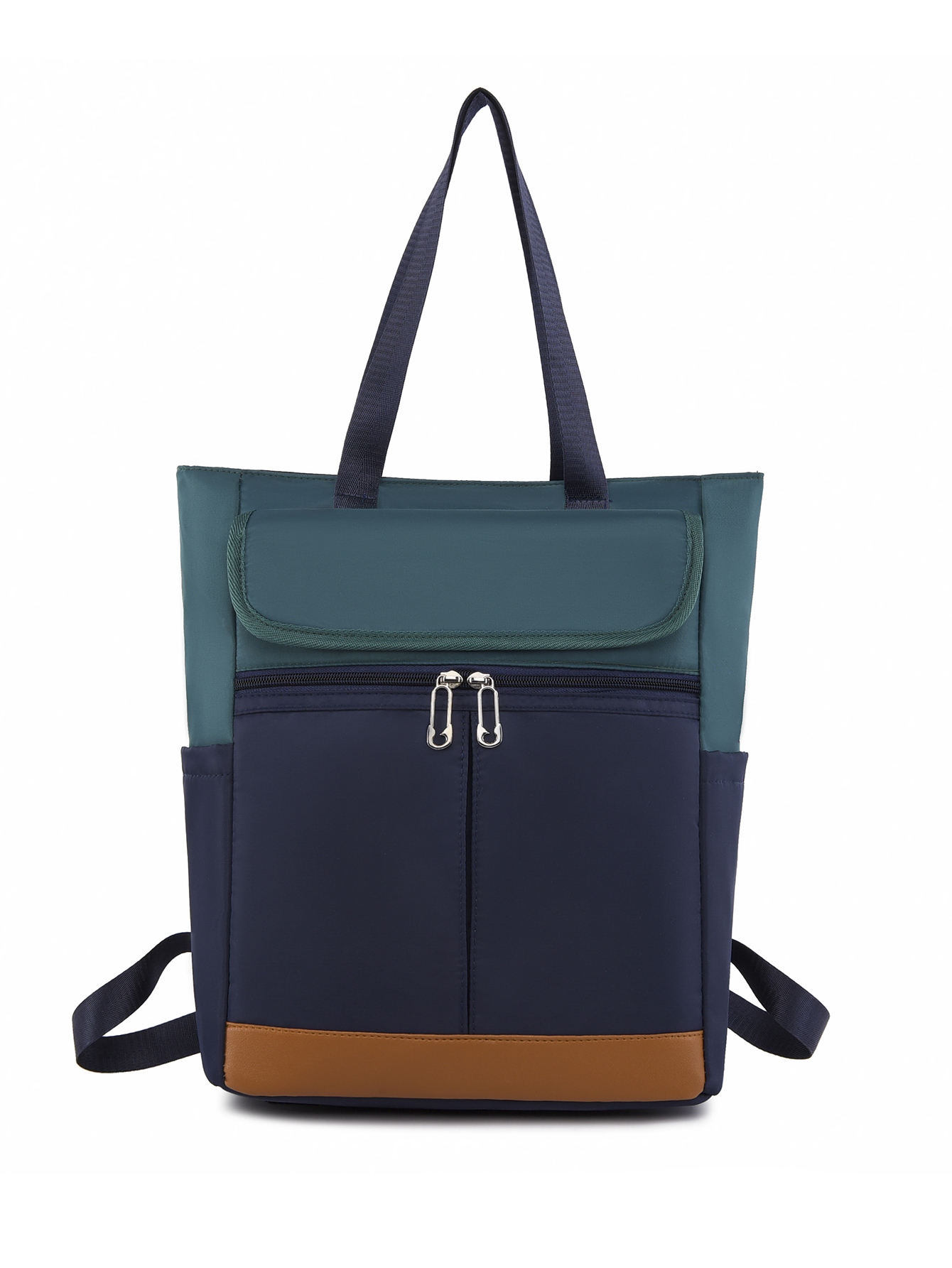 Oxford waterproof women's business backpack, fashionable female student backpack, computer bag, leisure travel bag сумка женская: Blue