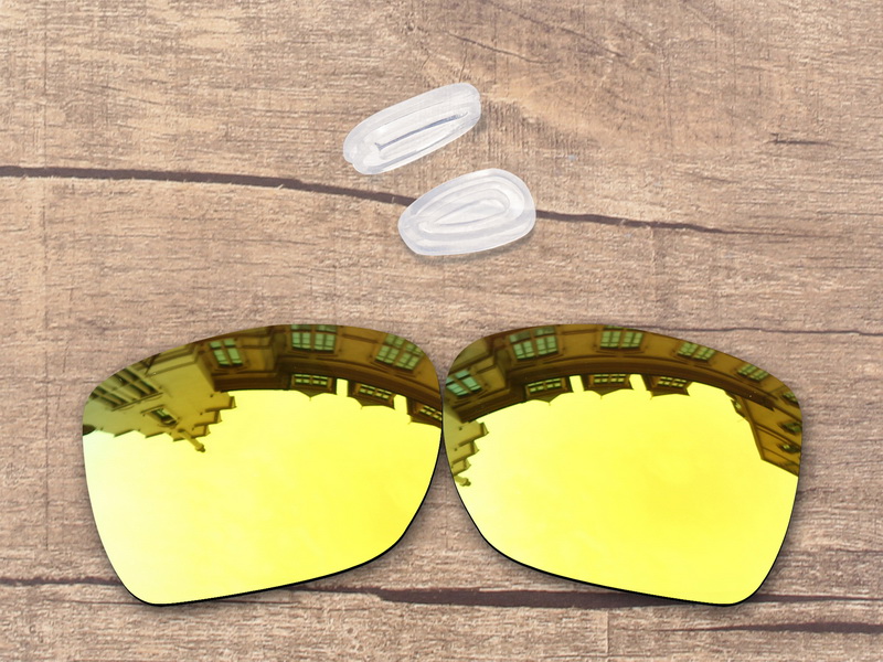 Vonxyz lentilles de rechange polarisées + choix de couleur | 20 +, choix de couleurs, tampons nasaux pour-cadre Oakley déviation OO4061: 24K Mirror