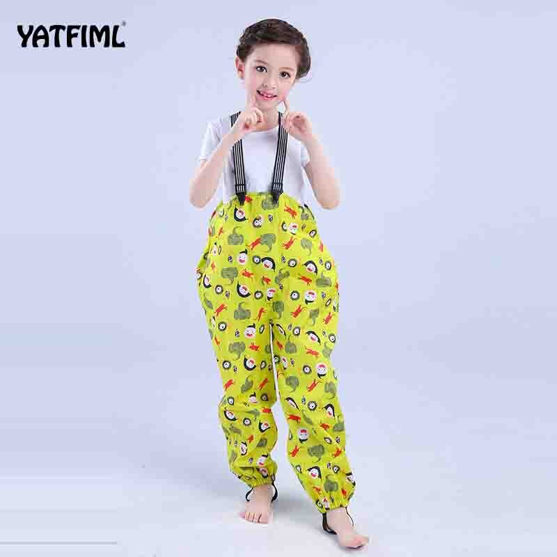 YATFIML Children Pants Baby Boys Girls Outdoor Rain Trousers Boy Girl Kids PU Waterproof Pants for 3T-7T: style3 / 7T
