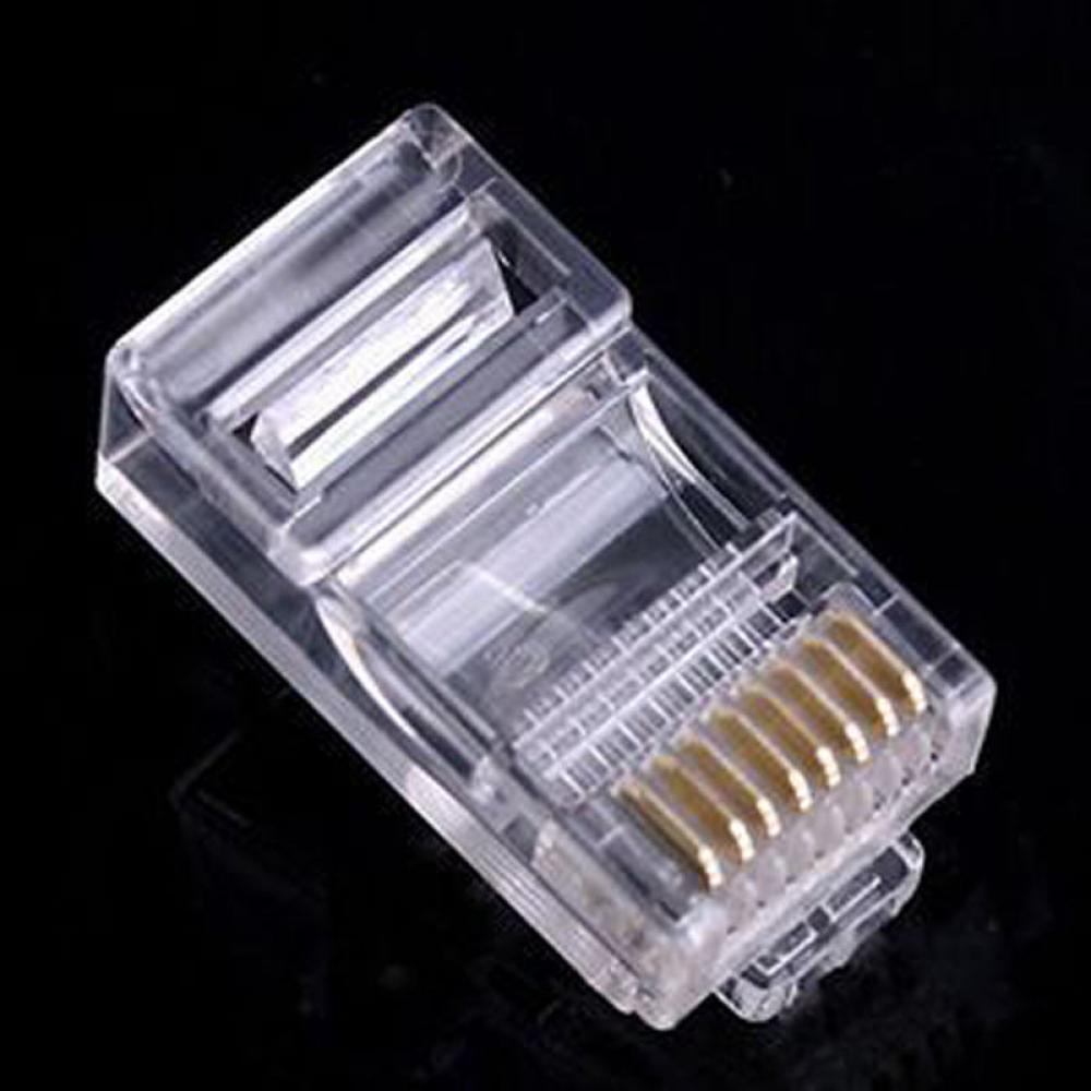 25pcs RJ45 Cat 6 6e Network Internet Ethernet Crimp Cable Plugs Connectors Ends top Cable connector