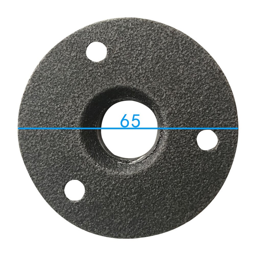 1pcs Cast Iron Flanges Thread Malleable Iron Pipe Fittings Wall Mount Floor Antique Flange Piece Accessories