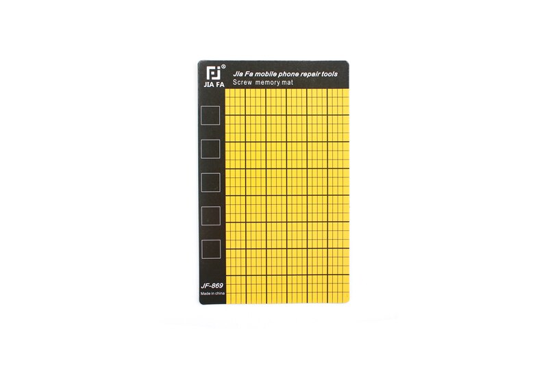 Bakeey 145x90mm Magnetische Schroef Mat Mobiele Telefoon Reparatie Gereedschap Opslag matten geel Demonteren Geheugen Grafiek Werk Pad universele