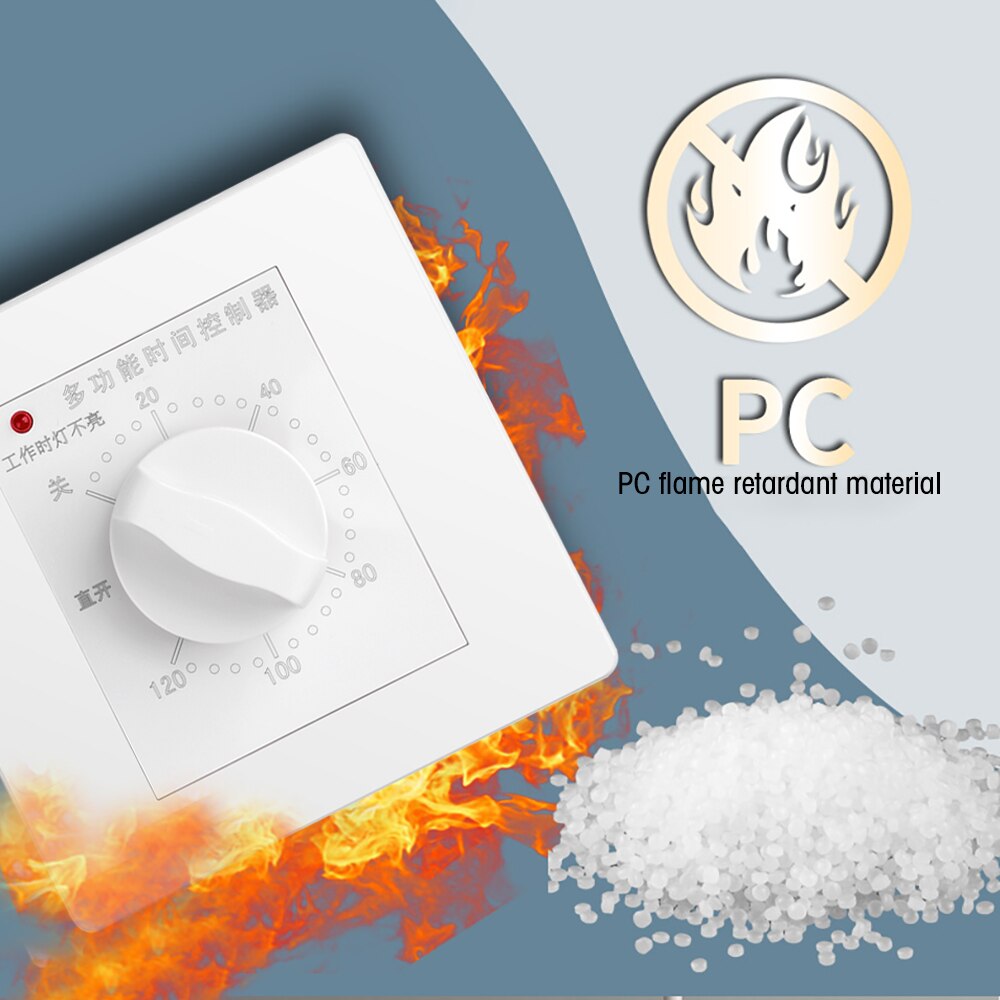 Mechanical Timer Switch AC 220V 20/60/120 Minutes Intelligent Timer Switch Controller Countdown High Power Timing Control Tools