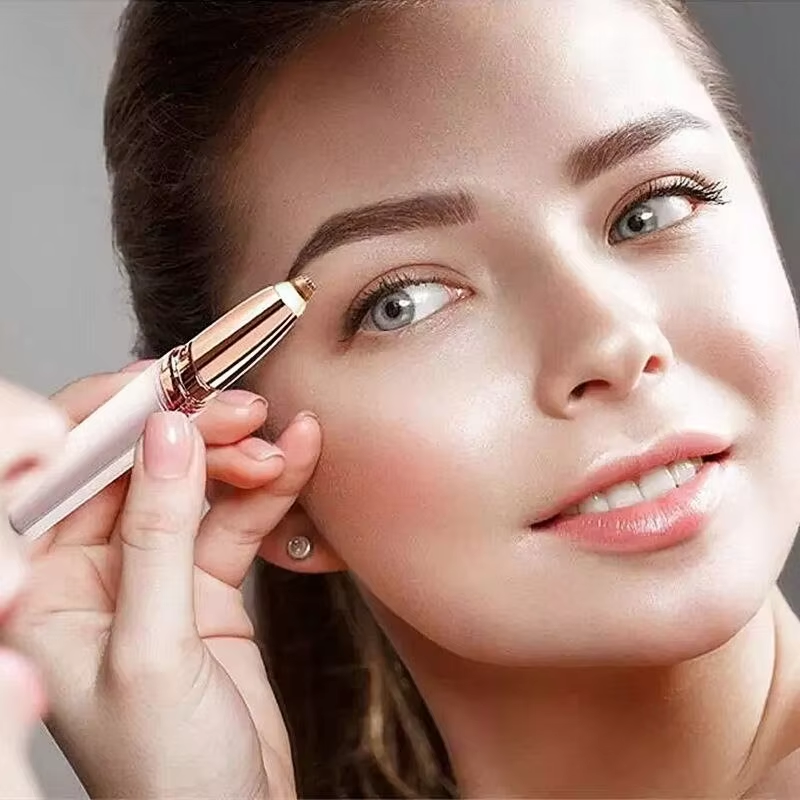 Tondeuse à sourcils électrique stylo outil homme femme propre dames rasoir automatique rasoir épilateur beauté épilation tondeuse