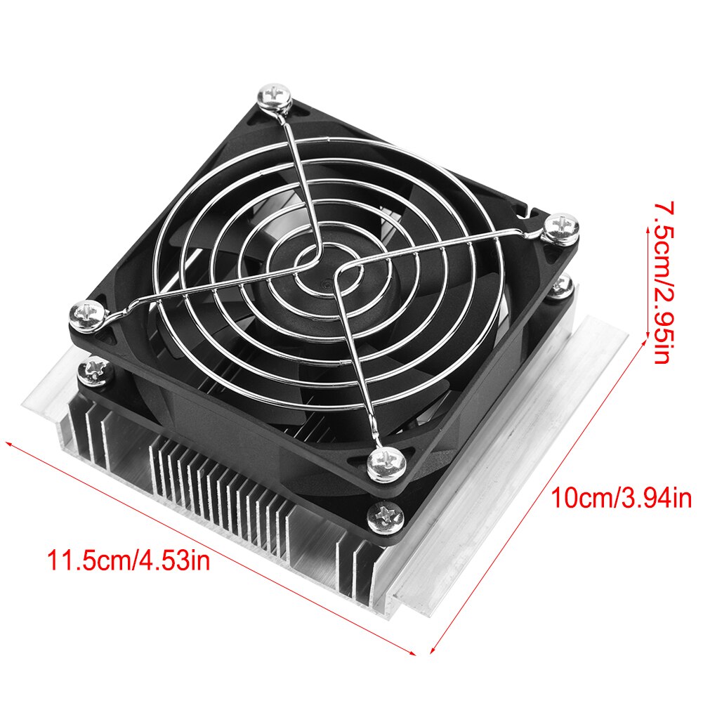 50W DIY Thermoelectric Cooler DIY Cooling System Kit Semiconductor Thermoelectric Peltier Mini Air Conditioner Cooling System