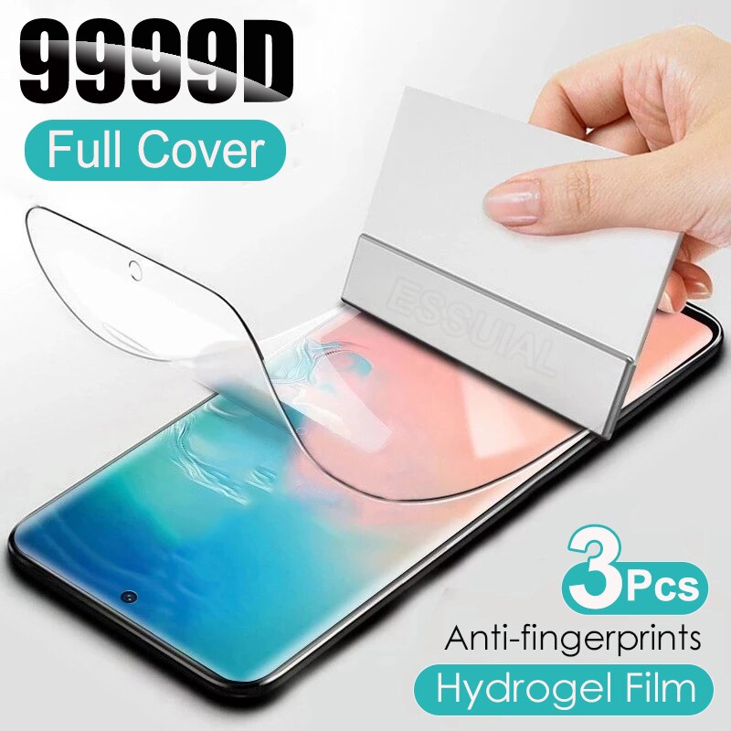 3 Pcs Hydrogel Film Screen Protector For Samsung galaxy A8 A8star A8plus A8S A9 A9S A9star A7 A6+ Film Not Glass