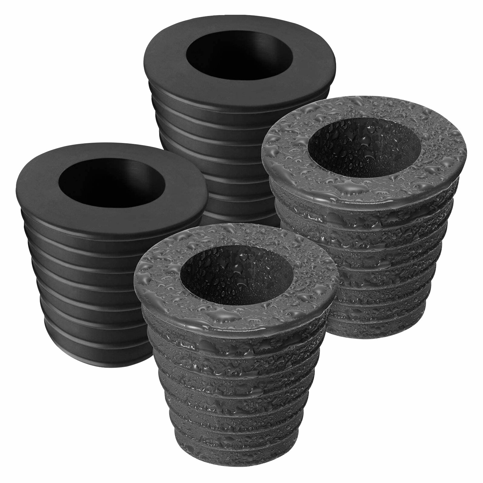 6 Pièces Support De Base De Parasol Trou Anneau De Prise