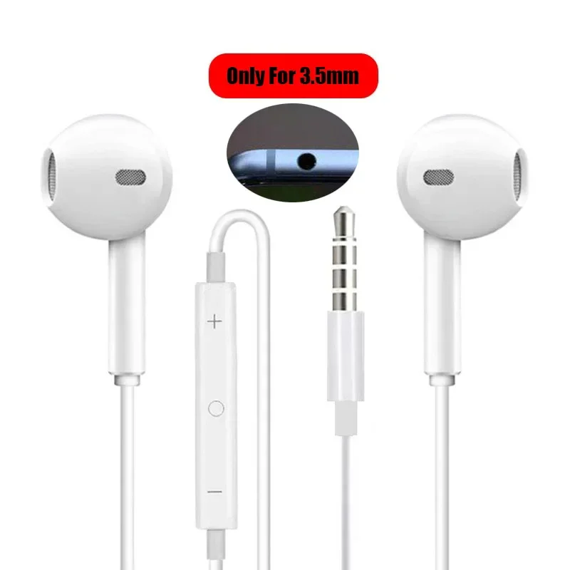 For Xiaomi Original Headphones Xiaomi mi 14 13 12 in-ear Earphones Redmi Note 10 9 Type C 3.5mm Wired Headset Phone Accessories: Red