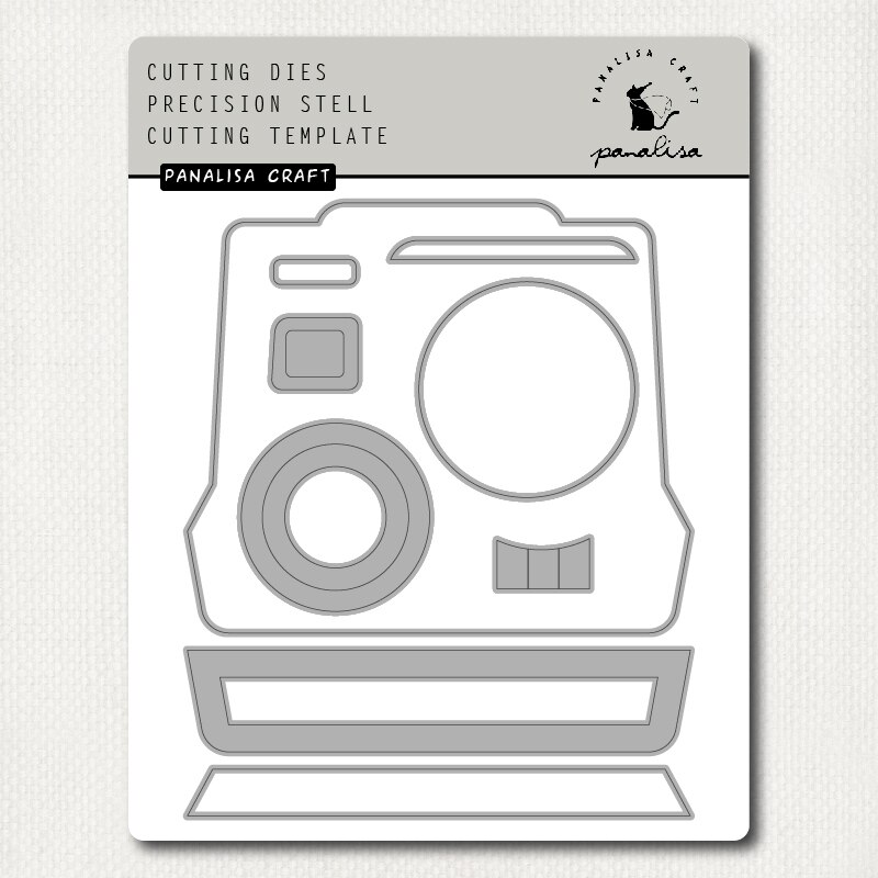 Panalisacraft Cute Camera Photo Frame Metal Cutting Dies Stencils DIY Scrapbooking/album Decorative Embossing DIY Paper Cards: Camera