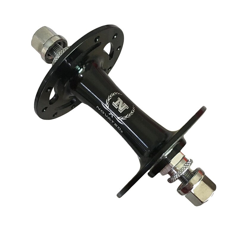 Novatec – moyeu de voie avant de vélo A165SBT, 20 32 trous, alliage noir, engrenage fixe, vitesse unique pour roue de piste, poids Cube 225g 20h 32 h