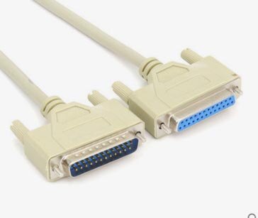 1.5 m DB25 mannelijke-DB25 mannelijke parallel printer kabel db25 man-vrouw gender verlengkabel: 150cm / db25 male female beg