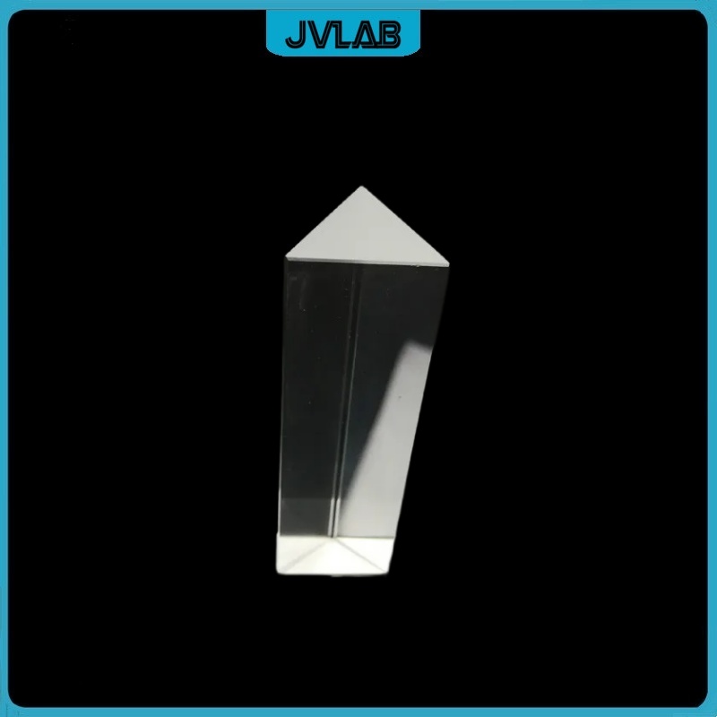 Triangular Color Prism 25*25*80MM Optical Glass Right Angle Reflecting Triangular Prism For Teaching Light Spectrum