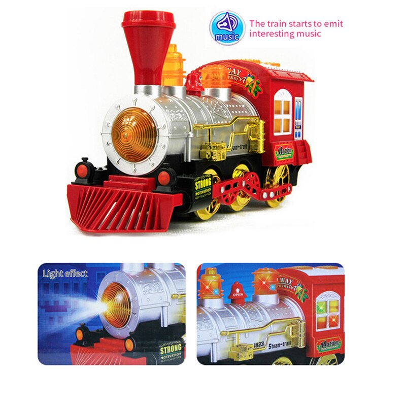 Magic Train Locomotive Engine Car Bubble Machine Toys Kids Bubble Toys Children Battery Make Light Sound Bubble Toys