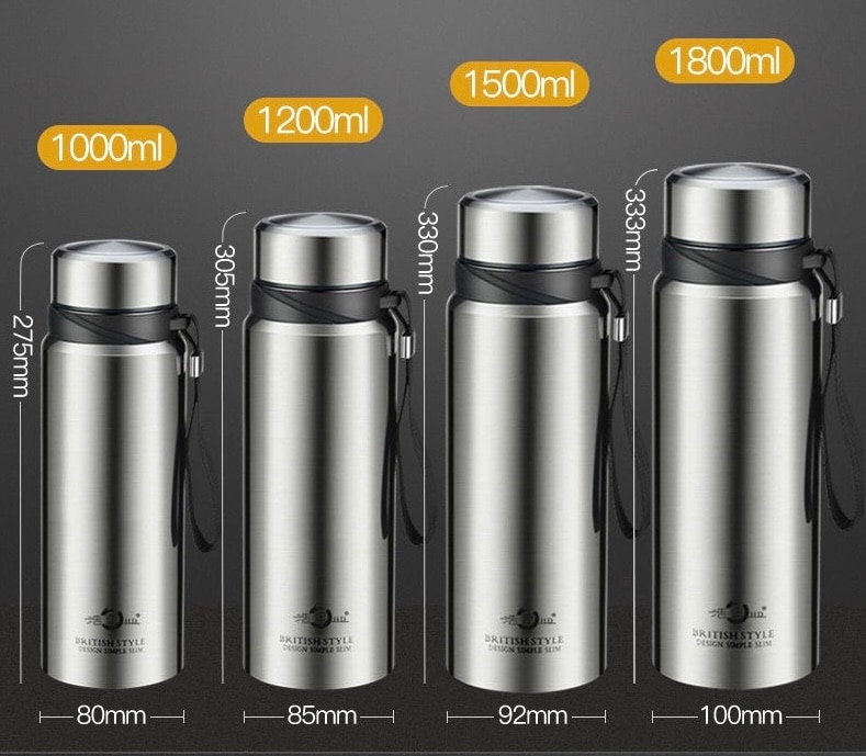 420ml-1800ml bottle without lid