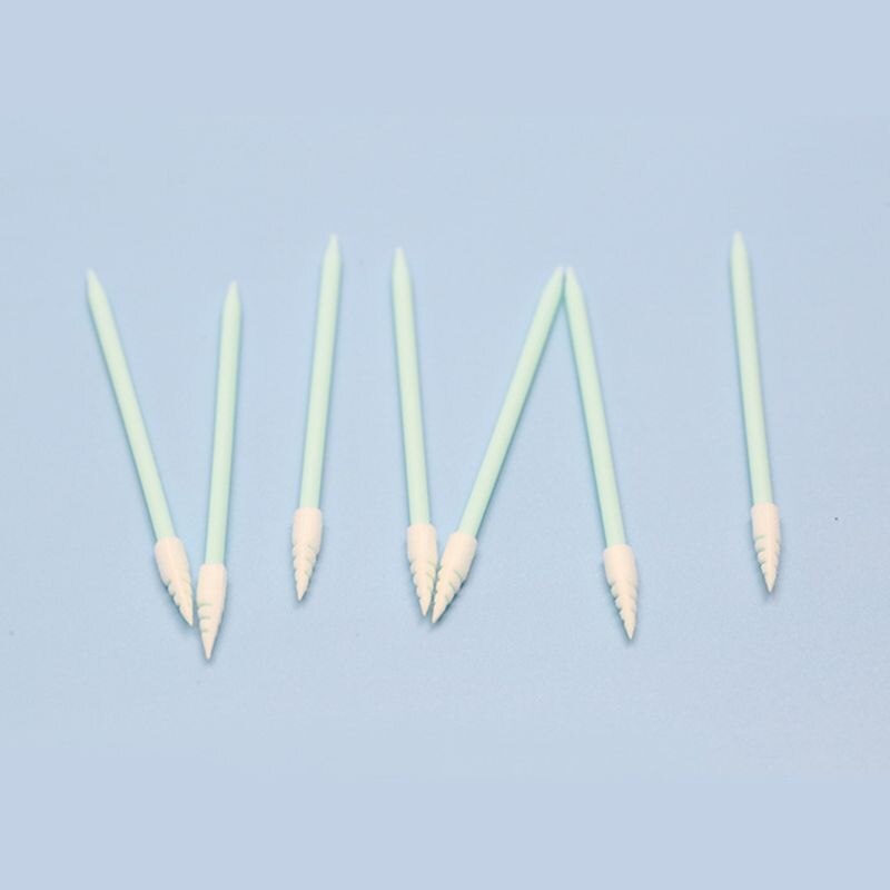 100 szt. Małe szpiczaste końcówki chusta na głowę wacik robić czyszczenia szarpie wolne od kurzu gąbki DXAD