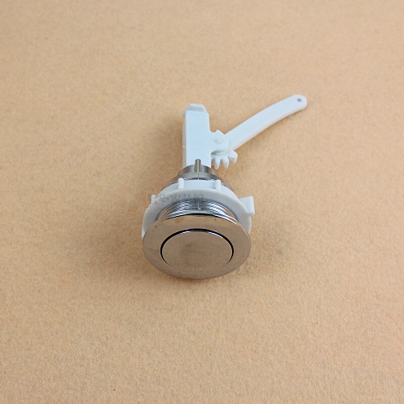 1pc Older Toilet Universal Flush Toilet Cistern Tank Single Push Button Flush 38mm Mounting Hole Plastic