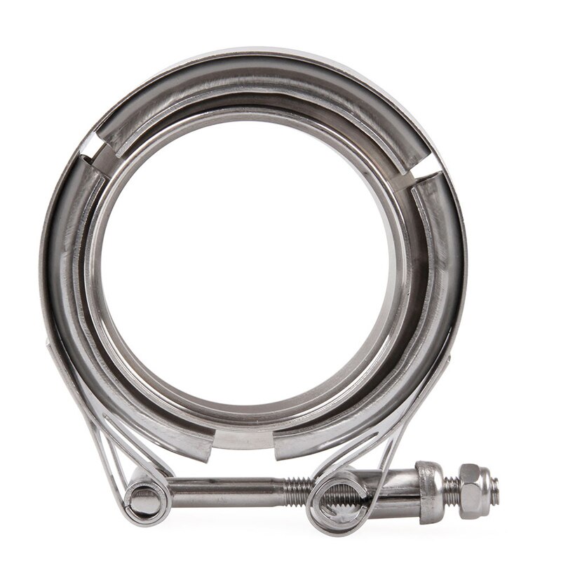 304 rustfritt stål v-båndklemme universal 3 "tommer rustfritt stål turbo nedløpsrør eksosklemme vband 76mm