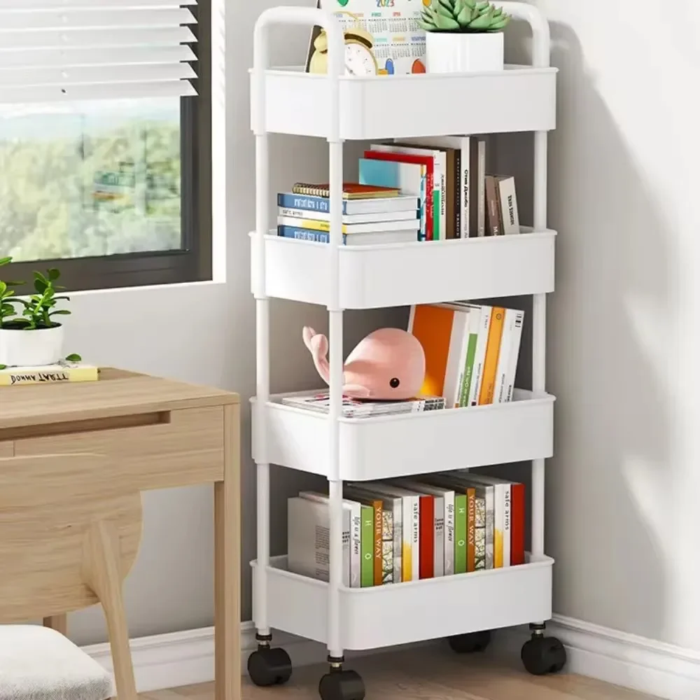 Meerlaags trolleyrek Keukenvloer Slaapkamer Babysnacks Mobiele badkamer Badkamer Opbergrek