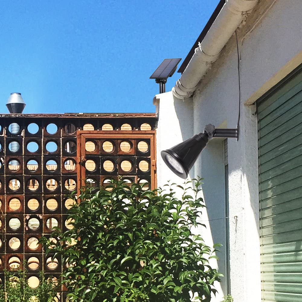 T-SUNRISE 7 LED Solar Spotlight Met Zonnepaneel Auto Kleur Veranderende Outdoor Verlichting Zonne-energie Lamp Wandlamp