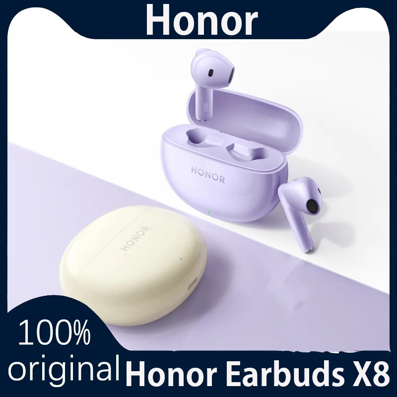 Honor Earbuds X8 Bluetooth Headset Sports Wireless Semi In-Ear Call Noise Reduction Official Original genuine goods