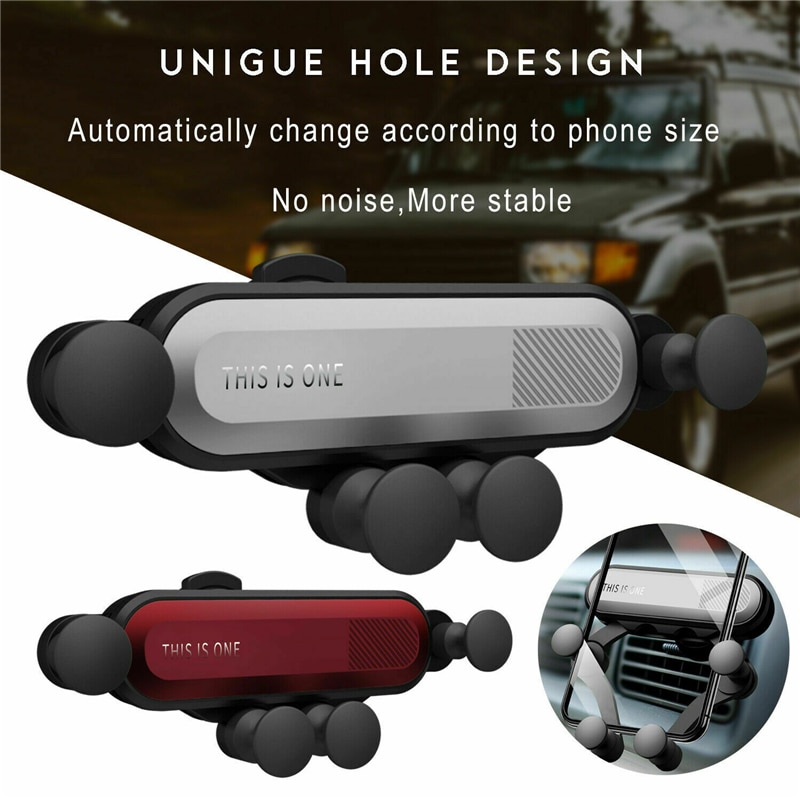 Universal Air Vent Car Mount Gravity Auto-Grip Phone Holder Smart Phone GPS Stand Bracket Universal Automobiles Interior Holders